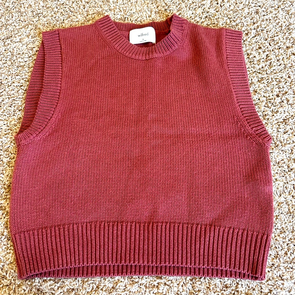 SOLD ON MP Wilfred alps sweater vest sz med